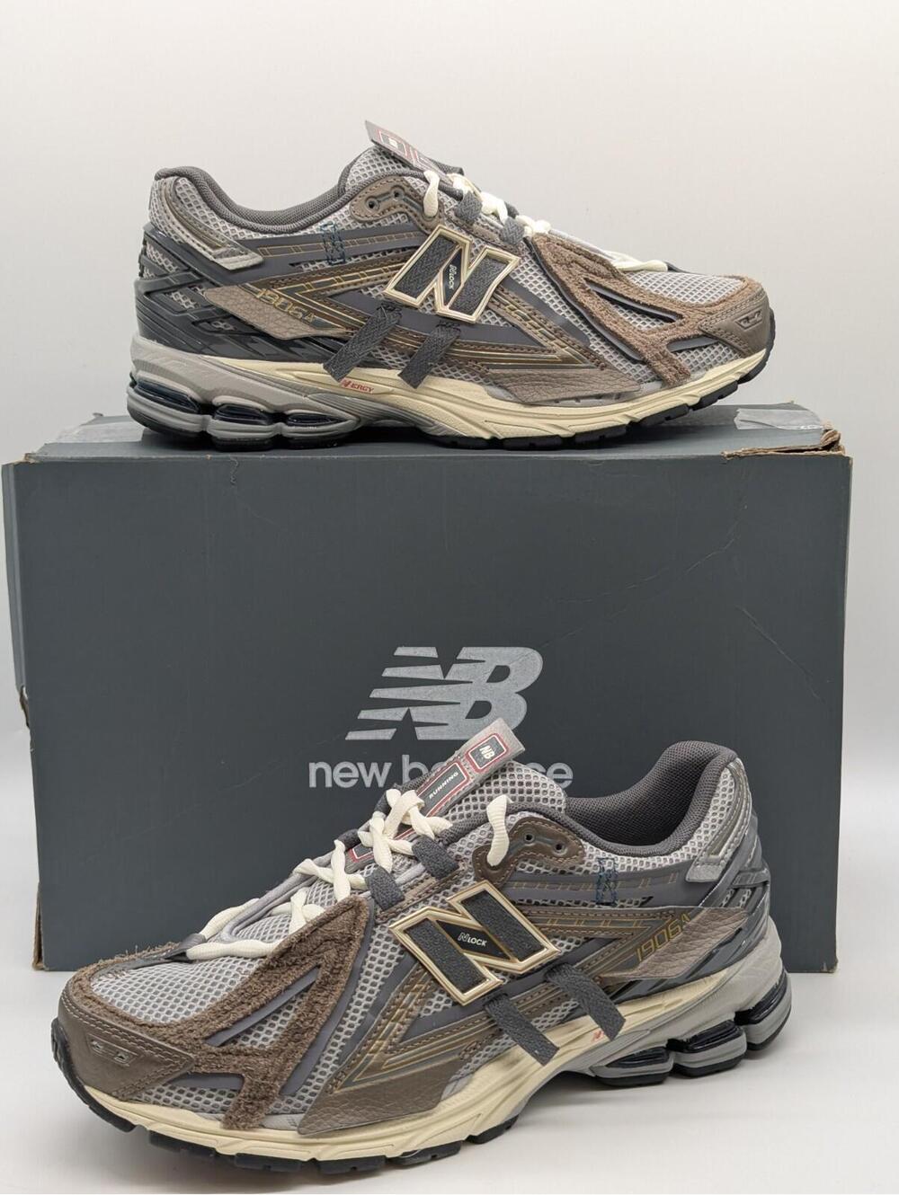 Men’s Size 8 / Women's 9.5 D New Balance 1906A Brown Grey Sneaker Shoes U19066U8